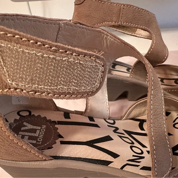 Fly London leather sandals/espadrilles - Picture 5 of 8